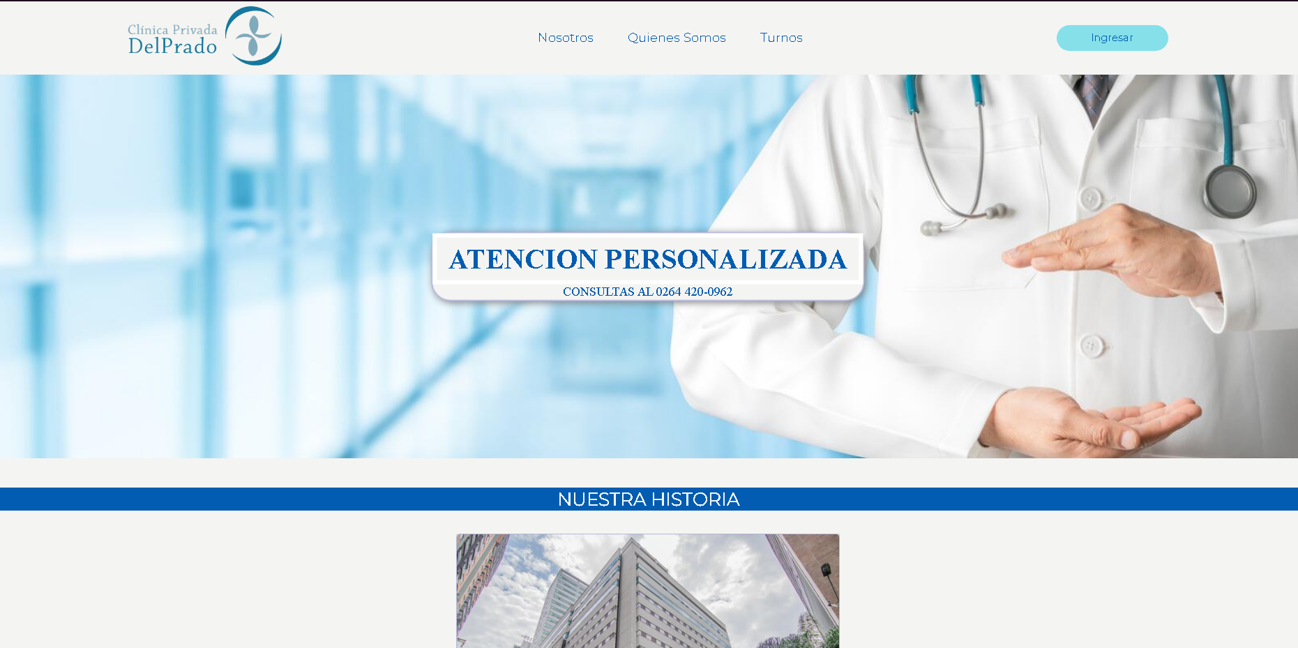 Prototipo de pagina para hospital
